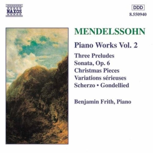 Mendelssohn Felix - Piano Works Vol 2 i gruppen CD hos Bengans Skivbutik AB (2009306)