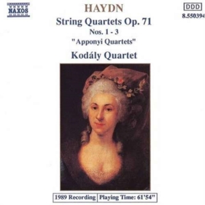 Haydn Joseph - String Quartets Op. 71 1-3 i gruppen CD hos Bengans Skivbutik AB (2009381)