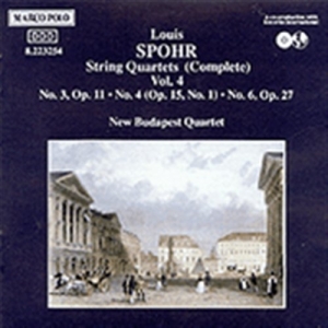 Spohr Louis - String Quartet Op11 Op15 1/Op2 i gruppen CD hos Bengans Skivbutik AB (2009525)