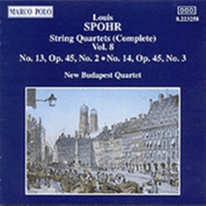 Spohr Louis - String Quartet Op45 2 3 i gruppen CD hos Bengans Skivbutik AB (2009585)