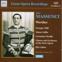 Massenet Jules - Werther i gruppen CD hos Bengans Skivbutik AB (2009592)