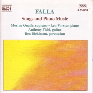 Falla Manuel De - Vocal & Piano i gruppen CD hos Bengans Skivbutik AB (2010772)