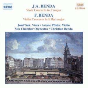 Benda J/Benda F - Viola & Violin Concertos i gruppen CD hos Bengans Skivbutik AB (2010885)