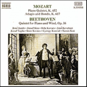 Mozart/Beethoven - Piano Quintets i gruppen CD hos Bengans Skivbutik AB (2011093)