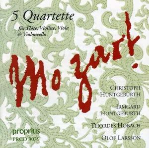 Mozart Wolfgang Amadeus - Five Flute Quartet i gruppen CD hos Bengans Skivbutik AB (2011138)