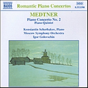 Medtner Nikolay - Piano Concerto No 2 / Piano Qu i gruppen CD hos Bengans Skivbutik AB (2011748)