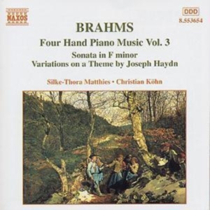 Brahms Johannes - Four Hand Piano Music 3 i gruppen CD hos Bengans Skivbutik AB (2011829)
