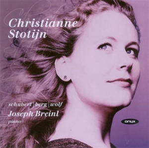 Stotijn Christianne - Schubert/Berg/Wolf - Lieder i gruppen CD hos Bengans Skivbutik AB (2012063)