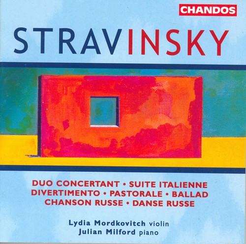Stravinsky - Works For Violin & Piano i gruppen CD / Klassisk hos Bengans Skivbutik AB (2012264)