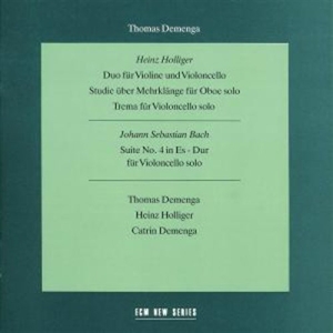 Demenga Thomas - Heinz Holliger / Johann Sebastian B i gruppen CD / Klassisk hos Bengans Skivbutik AB (2012838)