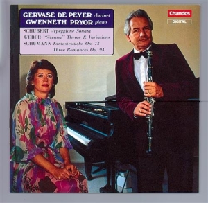 Schubert / Weber / Schumann - Works For Clarinet & Piano i gruppen CD hos Bengans Skivbutik AB (2013519)