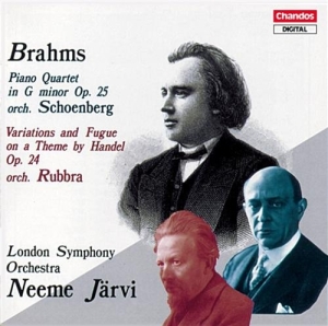 Brahms - Orchestral Piano Quartet i gruppen CD hos Bengans Skivbutik AB (2013673)