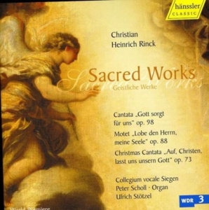 Rinck Christian H - Sacred Works - Geistliche Werke i gruppen CD hos Bengans Skivbutik AB (2015182)