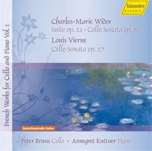 Vierne Widor - V 1: French Works For Cello And Pia i gruppen CD hos Bengans Skivbutik AB (2015197)