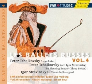 Stravinsky Tschaikovsky - V 4: Les Ballets Russes i gruppen CD hos Bengans Skivbutik AB (2015222)