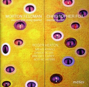 Feldman/Fox - Clarinet & String Quartet i gruppen CD hos Bengans Skivbutik AB (2016869)