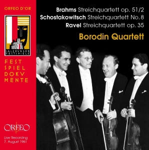 Brahms / Ravel / Shostakovich - String Quartets i gruppen CD / Klassisk hos Bengans Skivbutik AB (2017436)