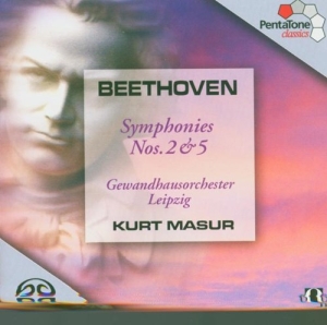 Beethoven - Sinfonien 2 & 5 i gruppen Externt_Lager / Naxoslager hos Bengans Skivbutik AB (2036404)