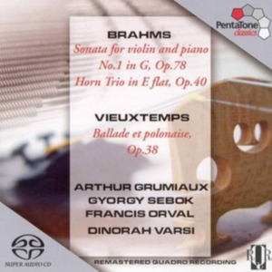 Brahms/Vieuxtemps - Sonate Für Violine Und Klavier i gruppen Musikk / SACD / Annet hos Bengans Skivbutik AB (2036413)