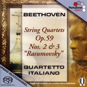 Beethoven - Streichquartette Op.59 2 & 3 i gruppen Musikk / SACD / Klassisk hos Bengans Skivbutik AB (2036493)