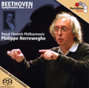 Beethoven - Sinfonien 5 & 8 i gruppen Externt_Lager / Naxoslager hos Bengans Skivbutik AB (2036513)
