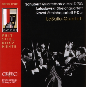 Ravel Maurice / Schubert Franz - String Quartet / String Quartet No. i gruppen CD / Klassisk hos Bengans Skivbutik AB (2040932)