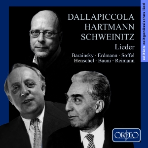 Dallapiccola / Hartmann / Schweinit - Lieder i gruppen CD hos Bengans Skivbutik AB (2042658)