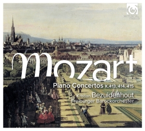 Kristian Bezuidenhout - Mozart Piano Concertos K. 413, 414, 415 i gruppen CD hos Bengans Skivbutik AB (2070001)