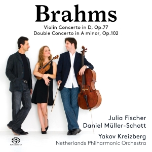 Julia Fischer Daniel Müller-Schott - Violin Concerto In D, Op. 77 & Doub i gruppen Externt_Lager / Naxoslager hos Bengans Skivbutik AB (2109361)