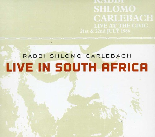 Carlebach Shlomo - Live In South Arica i gruppen CD / Worldmusic/ FolkeMusikkk hos Bengans Skivbutik AB (2236620)