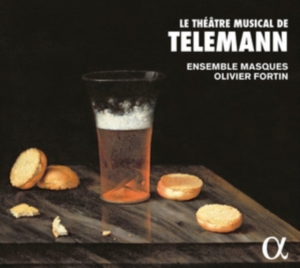 Ensemble Masques Olivier Fortin - Le Théâtre Musical De Telemann i gruppen CD hos Bengans Skivbutik AB (2246048)
