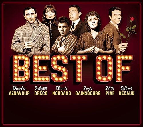 Aznavour/ Greco/ Nougaro/ Gainesbourg/  - Best Of i gruppen CD / Pop hos Bengans Skivbutik AB (2377265)