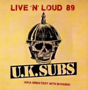 U.K.Subs - Live'n'loud 89 i gruppen CD hos Bengans Skivbutik AB (2377332)