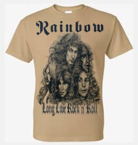 Rainbow - Rainbow T-Shirt Long Live Rock 'n' Roll i gruppen Minishops / Dio hos Bengans Skivbutik AB (2452351)