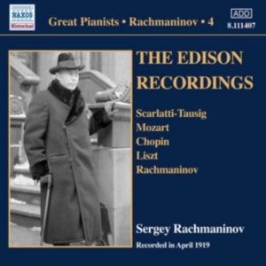 Sergey Rachmaninov - The Edison Recordings (1919) i gruppen CD hos Bengans Skivbutik AB (2462173)