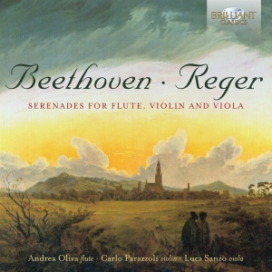 Beethoven Ludwig Van Reger Max - Serenades For Flute, Violin And Vio i gruppen CD / Klassisk hos Bengans Skivbutik AB (2491279)