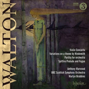 Walton William - Violin Concerto, Partita & Hindemit i gruppen CD hos Bengans Skivbutik AB (2499288)
