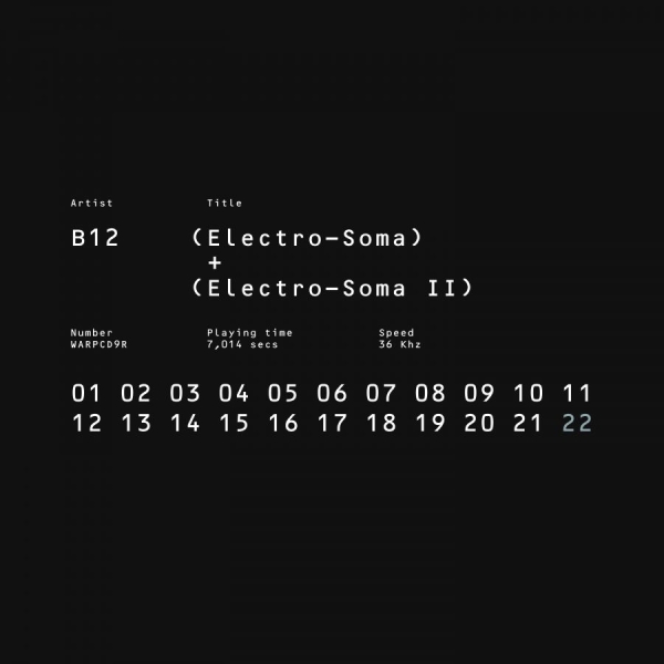 B12 - Electro-Soma I + Ii Anthology i gruppen CD / Toppselgere hos Bengans Skivbutik AB (2525782)