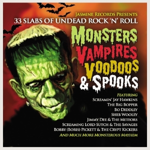 Various - Monsters, Vampires, Voodoos & Spooks i gruppen CD hos Bengans Skivbutik AB (2540192)