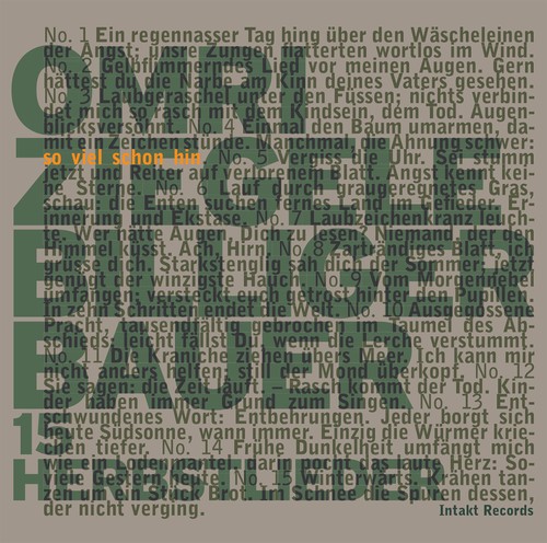 Omri Ziegele Billiger Bauer - So Viel Schon Hin - 15 Herbstlieder i gruppen CD / Toppselgere hos Bengans Skivbutik AB (2557497)