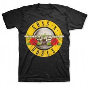 Guns N Roses -  Guns N Roses Classic Logo Black T Shirt (L) i gruppen Minishops / Guns N Roses hos Bengans Skivbutik AB (2626279)