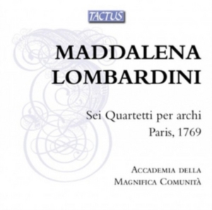 Lombardini Maddalena - Six String Quartets, Paris 1769 i gruppen CD hos Bengans Skivbutik AB (2721360)