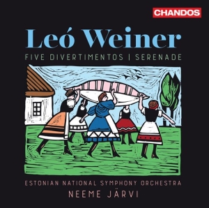 Weiner Leo - Five Divertimentos & Serenade i gruppen CD hos Bengans Skivbutik AB (2728264)
