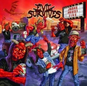 Evil Survives - Judas Priest Live i gruppen VINYL hos Bengans Skivbutik AB (2813329)