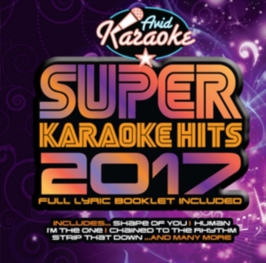 Blandade Artister - Super Karaoke Hits 2017 i gruppen CD hos Bengans Skivbutik AB (2819560)
