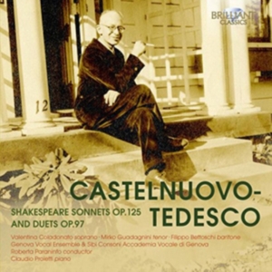 Castelnuovo-Tedesco Mario - Shakespeare Sonnets Op.125 & Duets i gruppen CD hos Bengans Skivbutik AB (2822326)