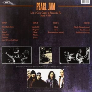 Pearl Jam - Live Civic Center Pensacola 1994 i gruppen Minishops / Pearl Jam hos Bengans Skivbutik AB (2979319)