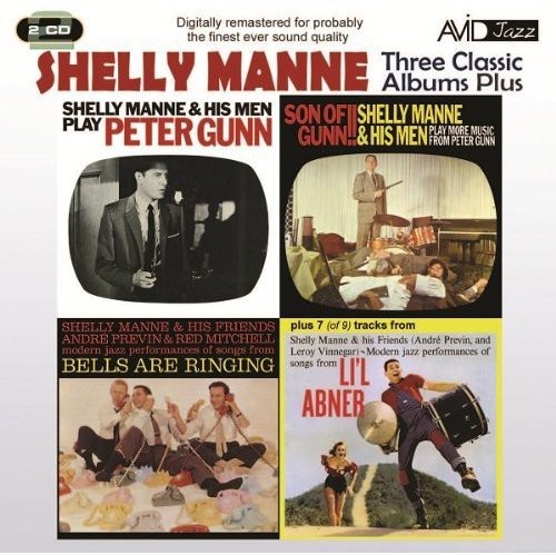 Manne Shelly - Three Classic Albums Plus i gruppen CD / Jazz/Blues hos Bengans Skivbutik AB (3044048)