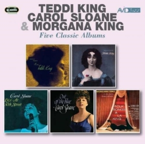 King Teddi/Carol Sloane/Morgana Kin - Five Classic Albums i gruppen CD hos Bengans Skivbutik AB (3044131)