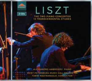 Liszt Franz - Two Piano Concertos & 12 Trascenden i gruppen CD hos Bengans Skivbutik AB (3045067)